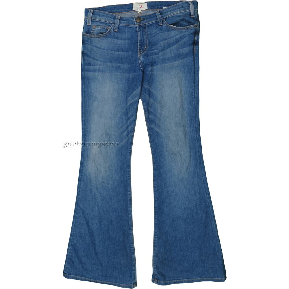 Current/Elliott The Bell Slim 1970s Bell Denim Jeans 33